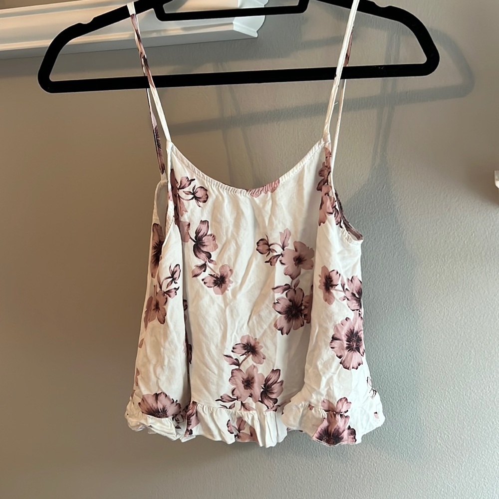 Brandy Melville Floral Tank